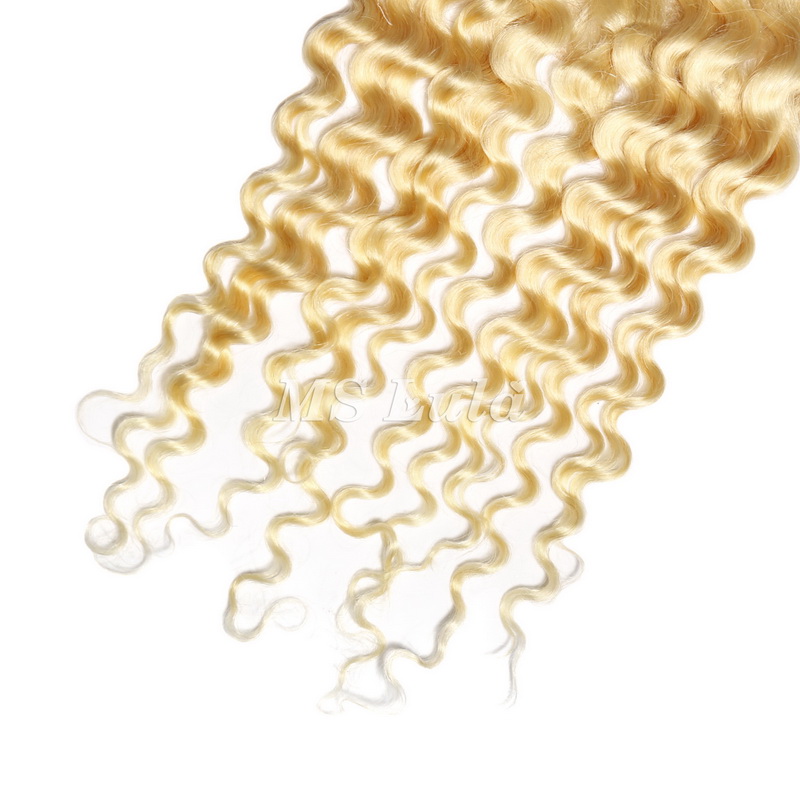 4x4 5x5 6x6 613# Virgin Hair Deep Wave Transparent Lace Closure - 图片 8